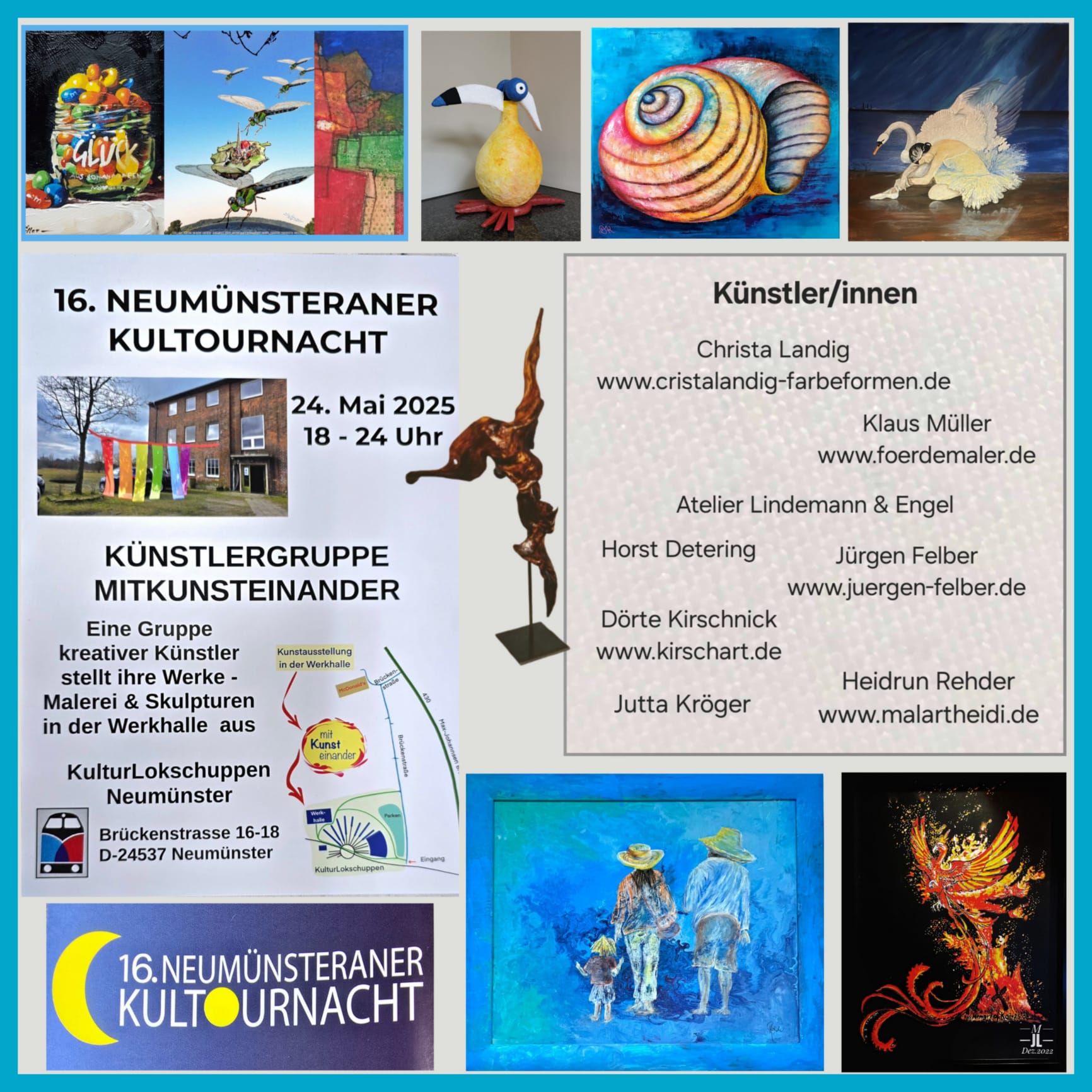 Überblick auf einer Ausstellung
