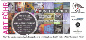 ART Föhr 2018 Kunst&Bündig